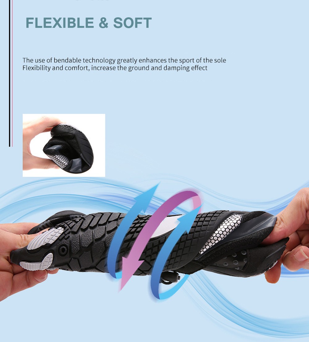 Outdoor Five Finger Upstream Beach Diving Swimming Men Shoes Sports Hiking Casual Footwear - Blue EU 43 Outdoor Five Finger Upstream Beach Diving Swimming Men Shoes Sports Hiking Casual Footwear - Blue EU 43