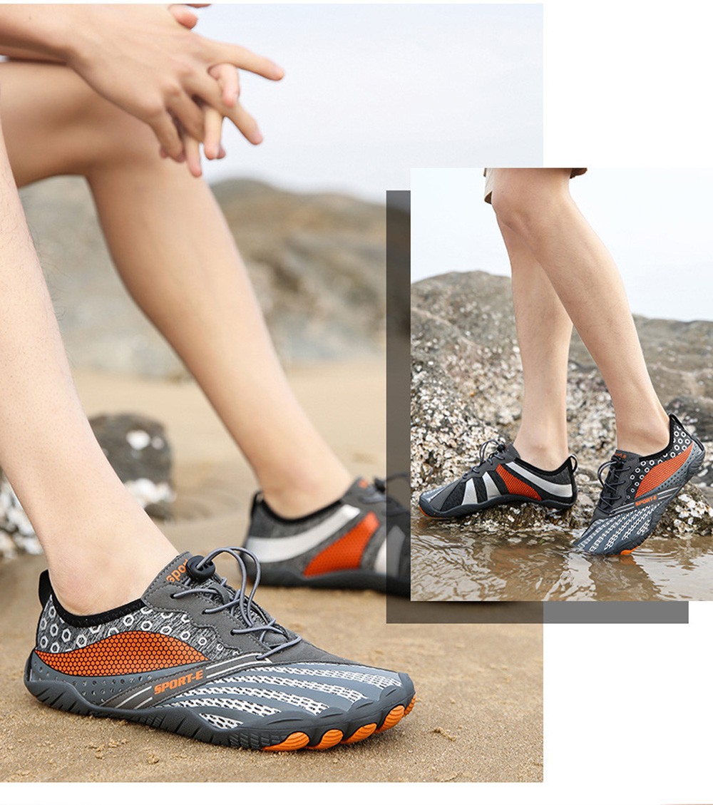 Outdoor Five Finger Upstream Beach Diving Swimming Men Shoes Sports Hiking Casual Footwear - Blue EU 43 Outdoor Five Finger Upstream Beach Diving Swimming Men Shoes Sports Hiking Casual Footwear - Blue EU 43