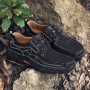 Casual Shoes - Men's British Solid Color Casual Shoes Low-top Outdoor Hiking Shoes