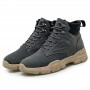 Casual Shoes - Men's British Style High-top Boots Durable Lace-up Tooling Shoes