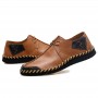 Casual Shoes - Men's Leather Breathable Lazy Casual Single Shoes