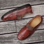 Flats & Loafers - Large Size Sewing Sole Handmade Men Casual Shoes