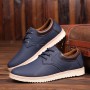 Flats & Loafers - Men Causal Shoes Lace-up Waterproof Shoes Tooling Shoes