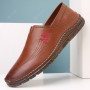 Men Shoes Casual Korean Style Sports Soft Leather Shoes Comfortable To Drive