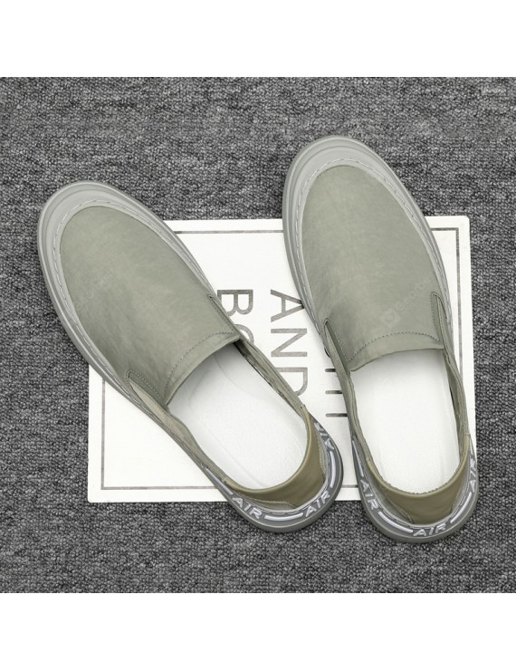 Summer Men's Canvas Shoes Ice Silk Cloth Trendy All-match Casual Men's Breathable Sneakers