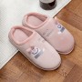 2020 Cute Cartoon Bear Waving Warm Cotton Slippers Couple Models Cotton Trailer Home Trailer
