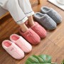 2020 Female Winter Home Cotton Slippers With Non-slip Men's Warm Autumn And Winter Month Of Heavy-bottomed Couple