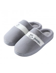 2020 Winter Men's Cotton Slippers Couple Home Skid Warm Autumn And Winter Plush Slippers Female Home