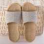 Flax Slippers Women Home Fashion Spring And Summer Male And Female Couple Slip Flooring Hemp Slippers