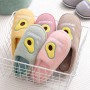 Heavy-bottomed Female Cotton Slippers Lovely Warm Wool Dragged Home A Couple Of Men's Autumn And Winter Month Of Shoes Home Skid