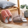 Ms. Cute Cotton Slippers Home Warm Plush Floor Trailer Home Couple Slip Shoes Month