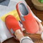Non-slip Heavy-bottomed Female Cotton Slippers Home Autumn And Winter Warm Fluff Cute Couple Male Cotton-padded Shoes Winter Home