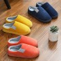Non-slip Heavy-bottomed Female Cotton Slippers Home Autumn And Winter Warm Fluff Cute Couple Male Cotton-padded Shoes Winter Home