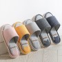 Summer Home Flax Slippers Female Couple Home Men Slip Breathable Absorbent Cotton Slippers Wood Floor