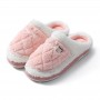 Women Bag With Cotton Slippers Home In Autumn And Winter Home Warm Thick Crust Couple Anti-skid Slippers Male Winter Month