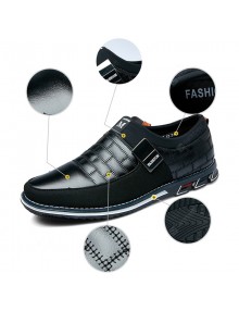 Men Casual Shoes First Layer Cowhide Leather Large Size Breathable