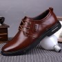 Dress Shoes - Men's British Casual Shoes Business Pointed Toe Dress Shoes