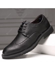 Men's Korean British Business Casual Shoes Carved Brogue Shoes