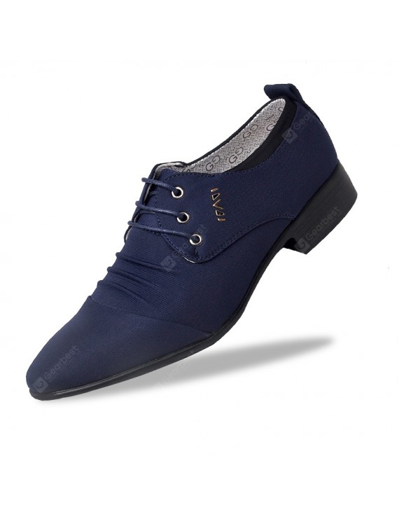 Men's Large Size Pointed Toe Korean Dress Casual Shoes