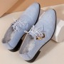 Dress Shoes - Summer Men's Large Size Breathable Cloth Dress Leather Shoes