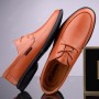 Summer Trend Fashion Business Men's Top Layer Cowhide Leather Shoes Casual Soft-soled Driving Shoes