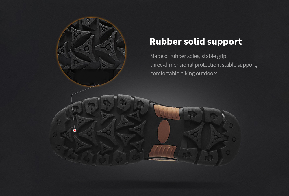 Men's British Solid Color Casual Shoes Low Help Outdoor Equipment - Khaki 43