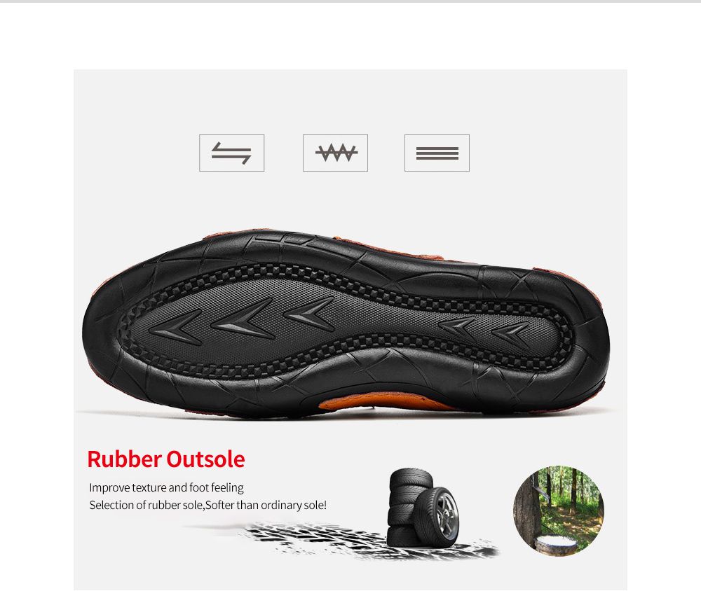 Korean Version Youth Trend Soft-soled Octopus Driving Men Flat Shoes Socks Mouth British Casual Leather Footwear - Black EU 46