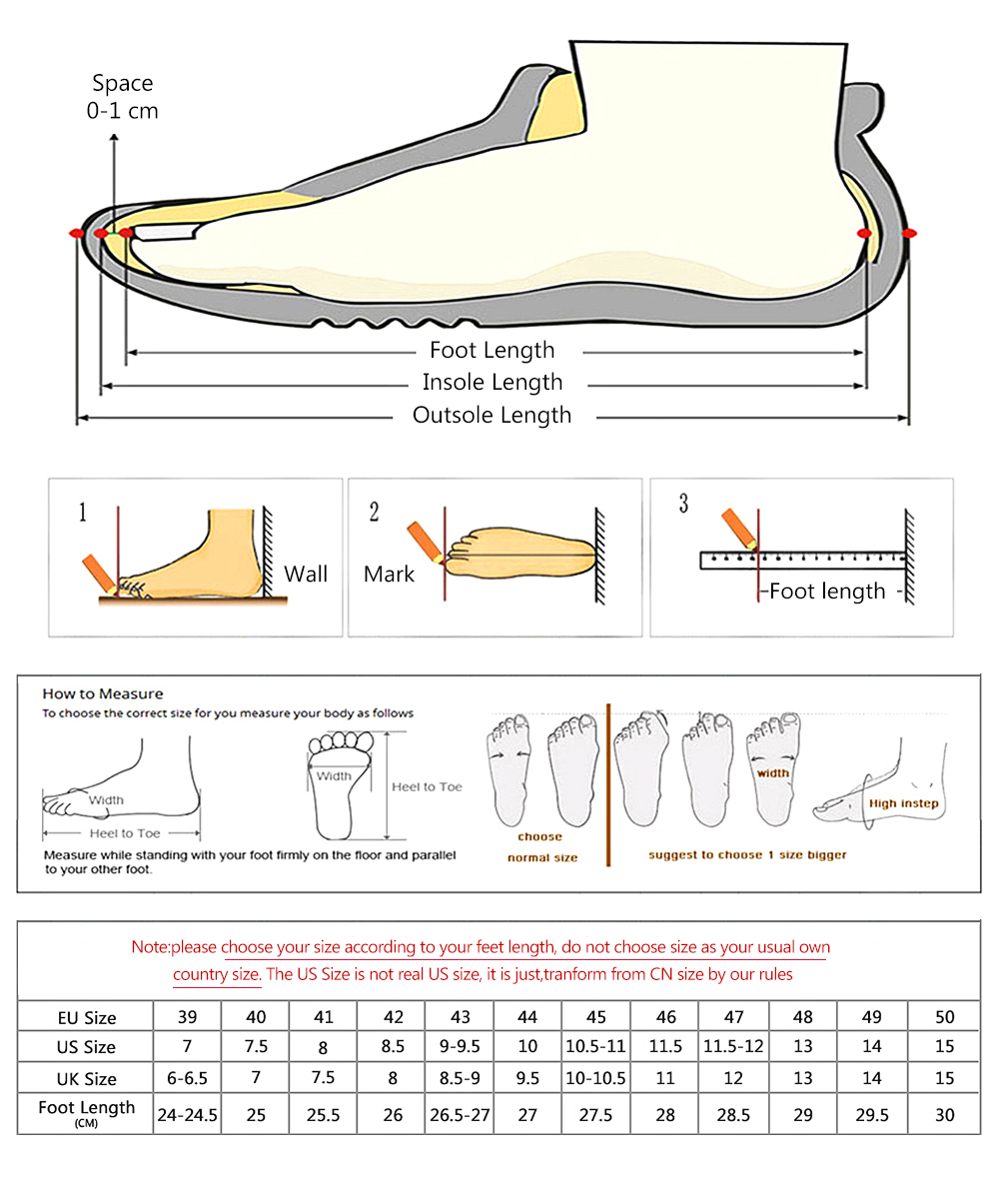 Men's Mesh Sneakers Large Size Breathable Casual- White EU 41