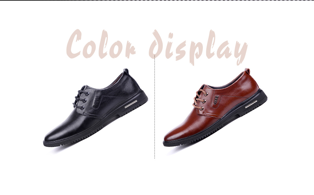 Men's Winter British Style Increased Height Casual Shoes color