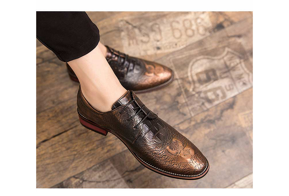 Large Size Men's Business Dress Shoes - Black EU 39 Products Show