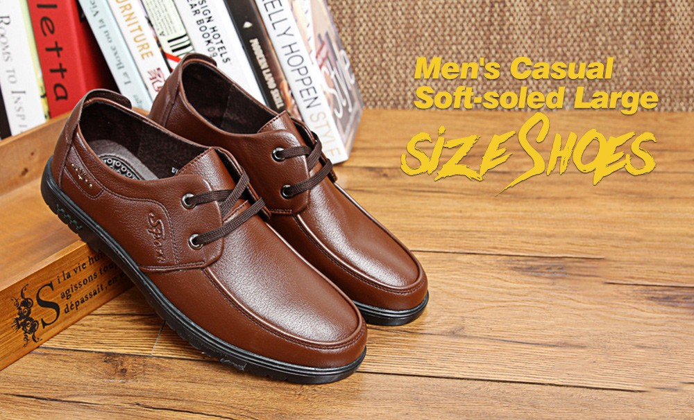 Men's Casual Soft-soled Shoes - Handsome black 46